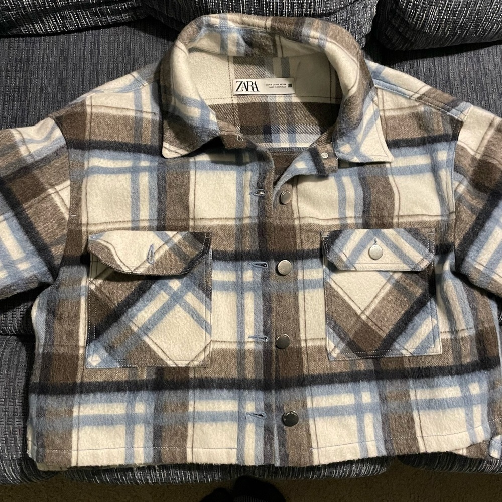 Zara Plaid Jacket